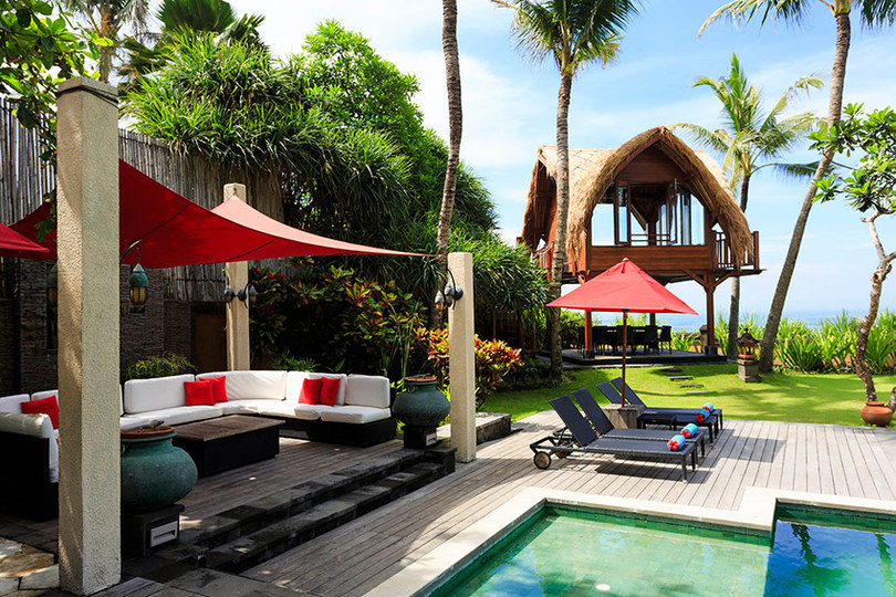 Resim Seseh-Tanah Lot, Villa Maridadi'deki Güzel Villanızda Özel Havuzunuzda Rahatlarken