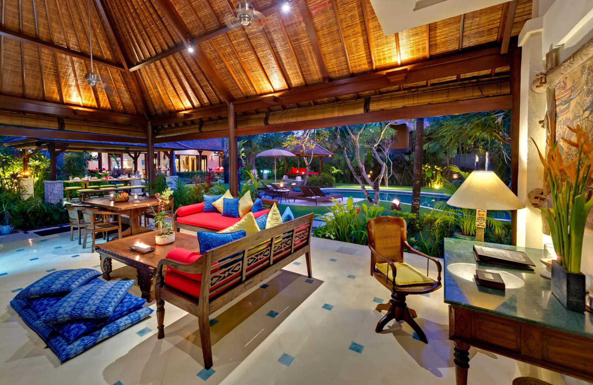 Bali'de Sahile Yakın Lüks Villa Kiralama, Bali Villa 1034