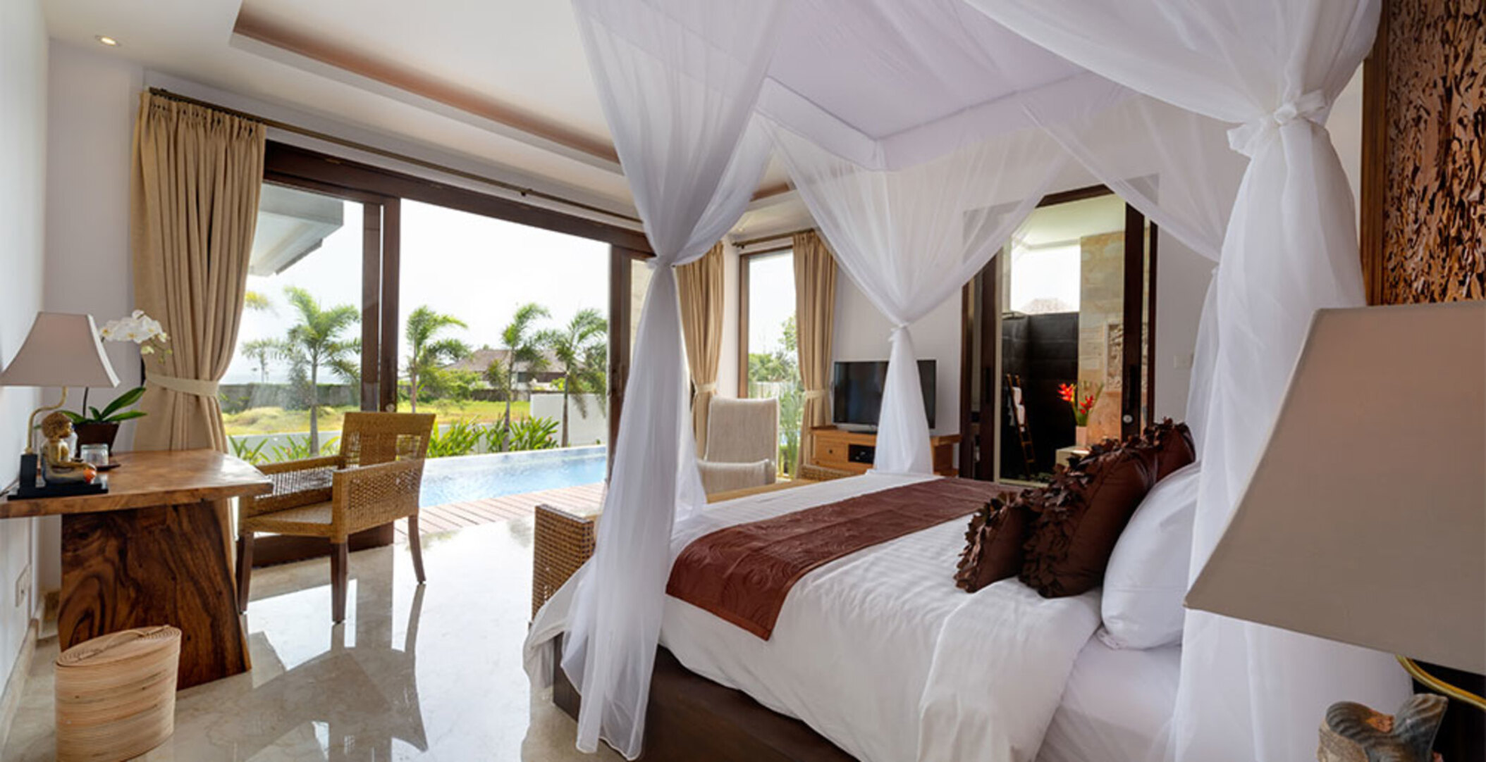 Bali'de Sahile Yakın Lüks Villa Kiralama, Bali Villa 1038