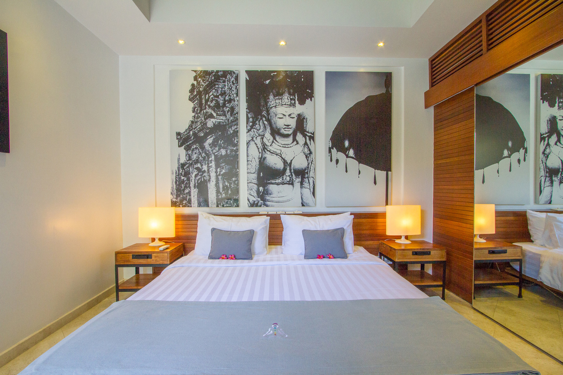 Seminyak'ın Başlıca Gezilecek Yerlerine Yakın 2 Yatak Odalı Lüks Bir Tatil Villası Kiraladığınızı Düşünün, Bali Villa 1147