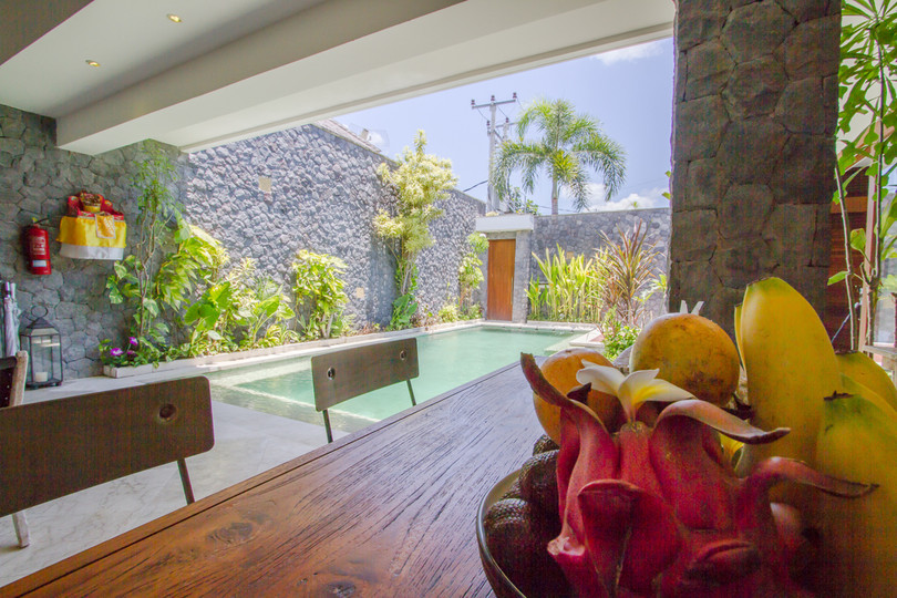 Seminyak'ın Başlıca Gezilecek Yerlerine Yakın 2 Yatak Odalı Lüks Bir Tatil Villası Kiraladığınızı Düşünün, Bali Villa 1147