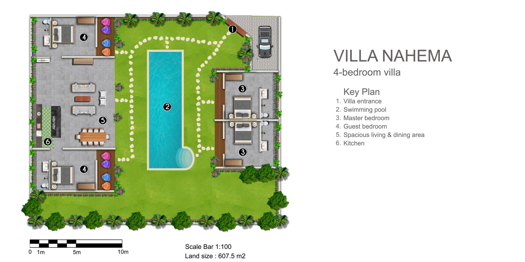 Sonunda, Seminyak'ta Kendi 5 Yıldızlı Özel Villanızı Uygun Fiyata Kiralayın, Bali Villa 1153