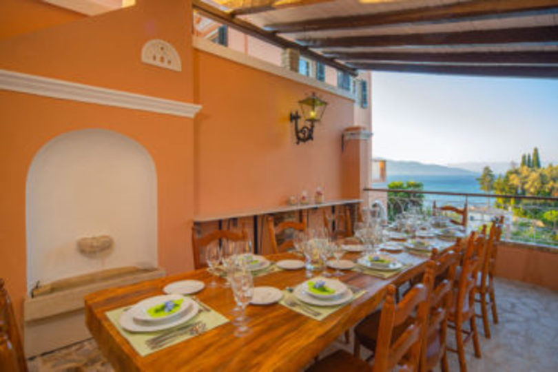 Özel Havuzlu ve Nefes Kesen Manzaralı Exclusive Villa, Corfu Villa 1000