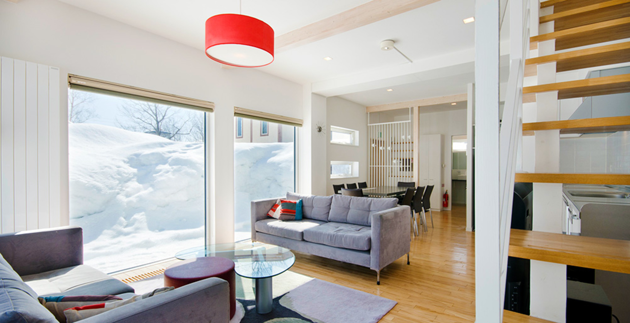 Nefes Kesen Manzaralı Lüks 3 Yataklı Kayak Evi, Niseko Dağ Evi 1002