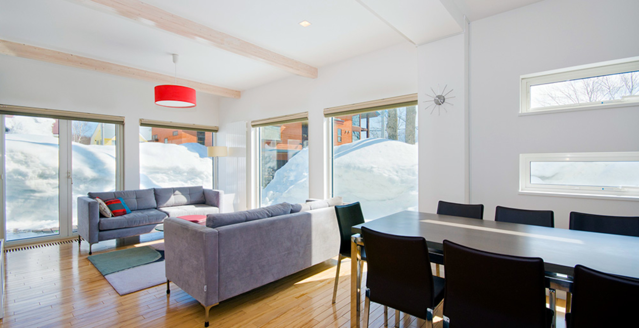 Nefes Kesen Manzaralı Lüks 3 Yataklı Kayak Evi, Niseko Dağ Evi 1002