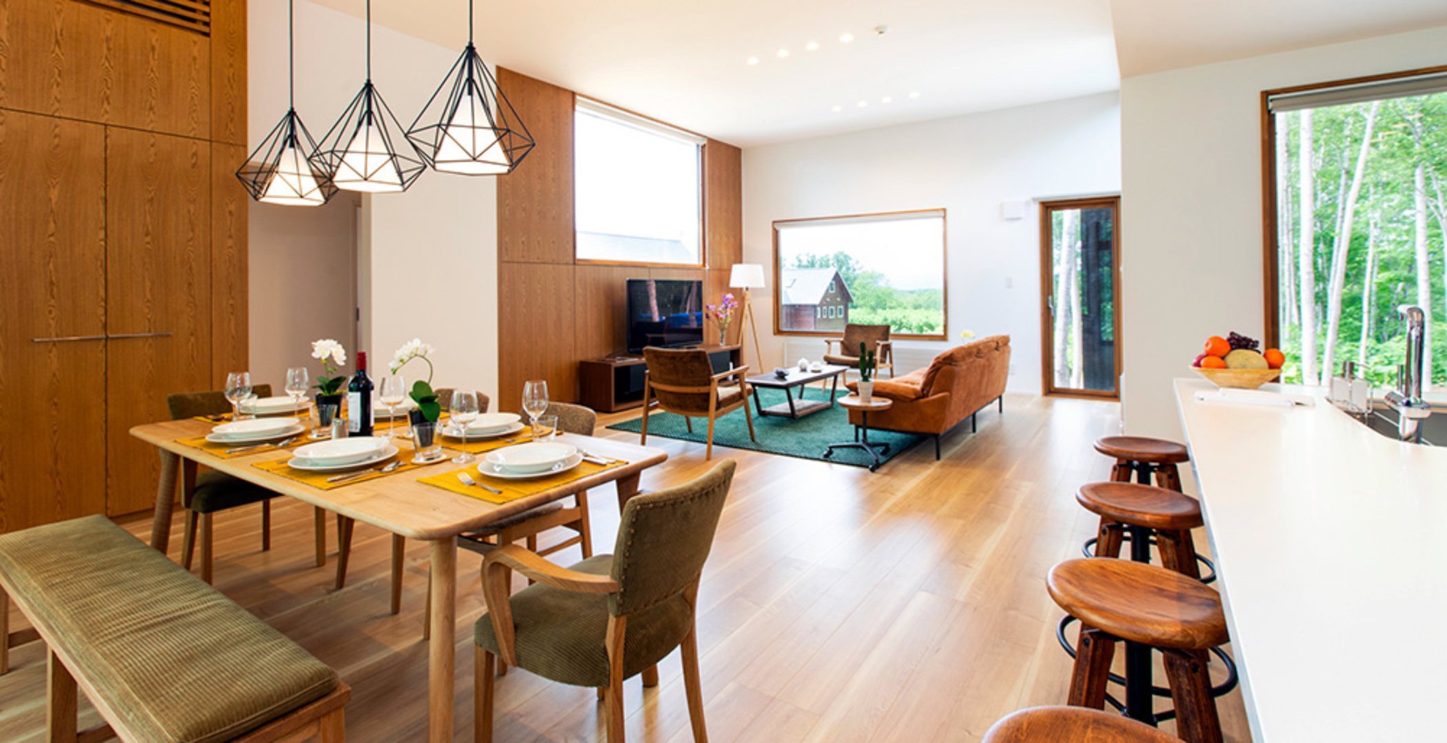 Lüks 5 Yıldızlı 3 Yatak Odalı Dağ Evi, Niseko Dağ Evi 1005