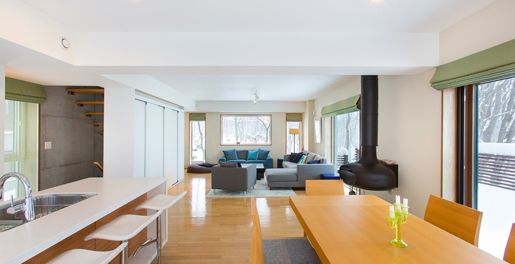 Hirafu'da Lüks 4 Yataklı Kayak Dağ Evi, Niseko Dağ Evi 1006