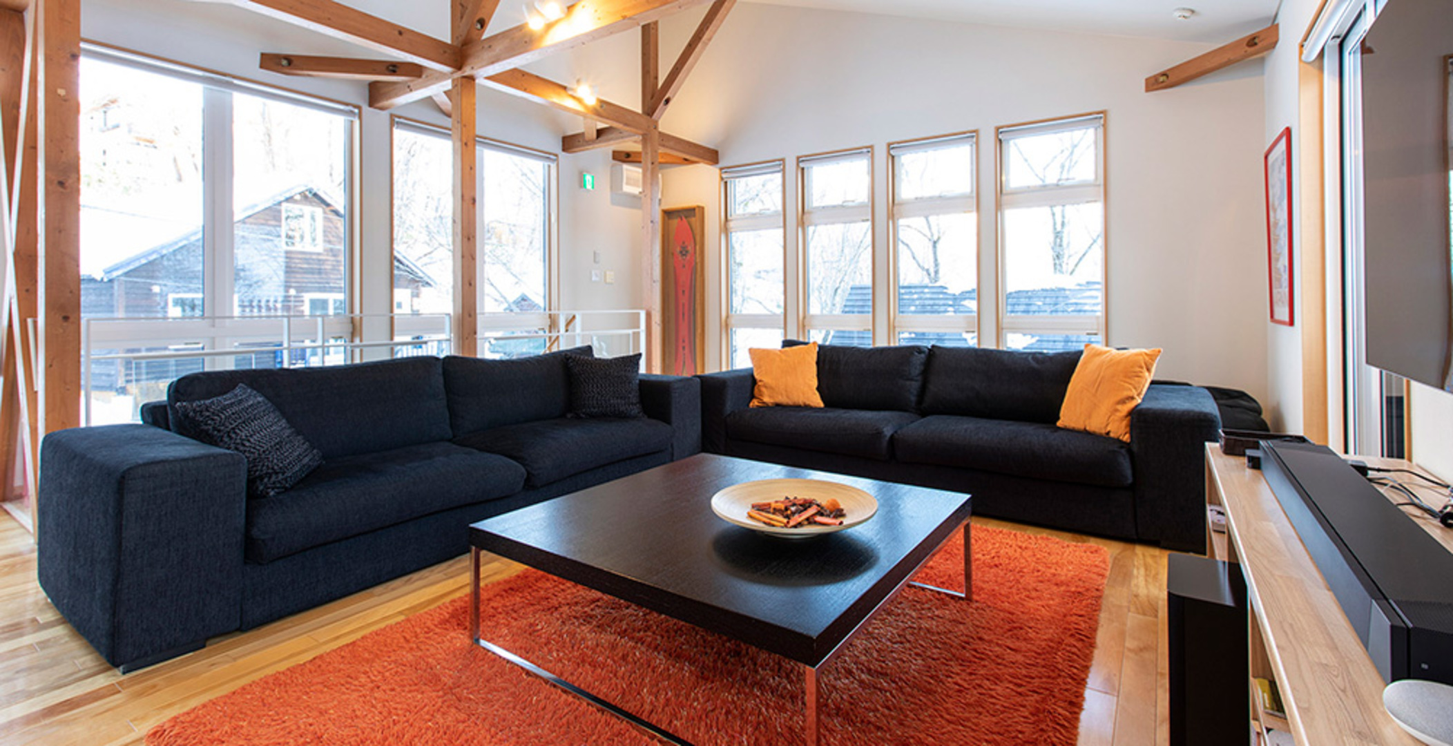Spa Küvetli Lüks 2 Yataklı Kayak Evi, Niseko Dağ Evi 1007
