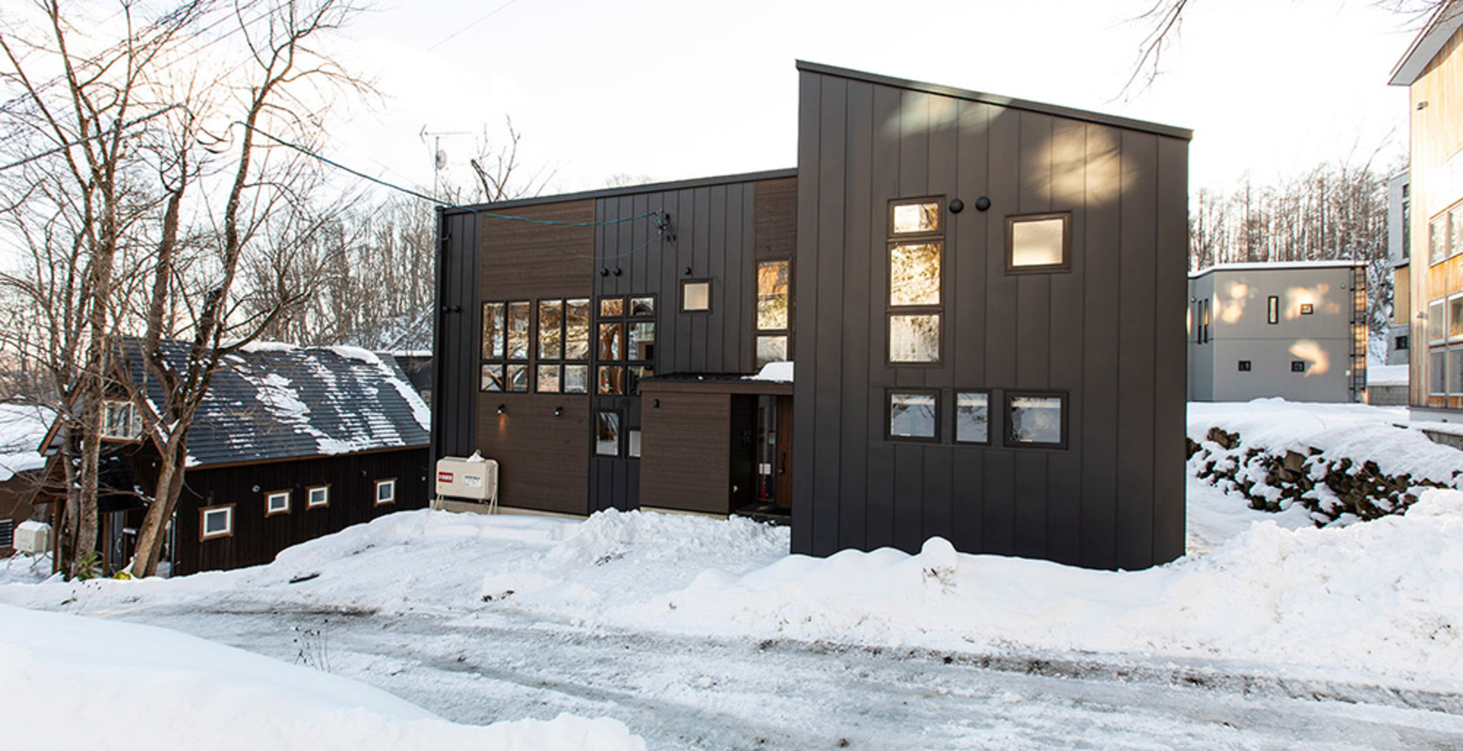 Spa Küvetli Lüks 2 Yataklı Kayak Evi, Niseko Dağ Evi 1007