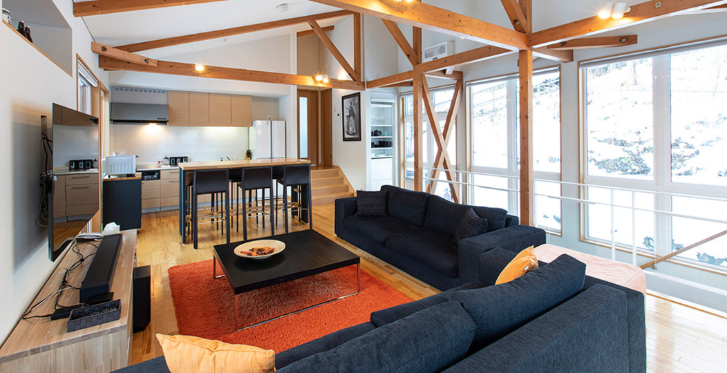 Spa Küvetli Lüks 2 Yataklı Kayak Evi, Niseko Dağ Evi 1007