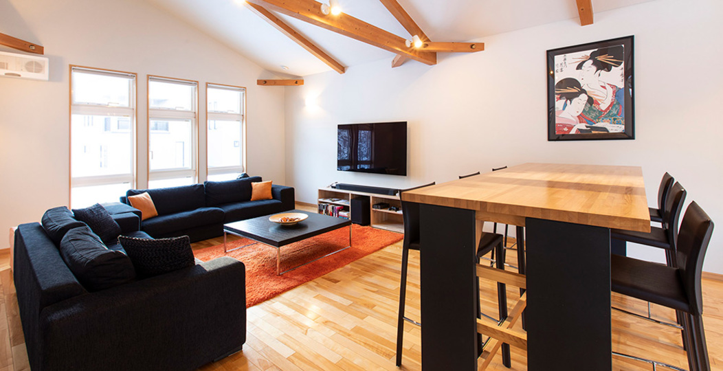 Hirafu'da Exclusive 2 Yatak Odalı Tatil Evi, Kayak Merkezine Yakın, Niseko Daire 1016