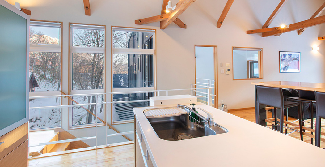 Hirafu'da Exclusive 2 Yatak Odalı Tatil Evi, Kayak Merkezine Yakın, Niseko Daire 1016