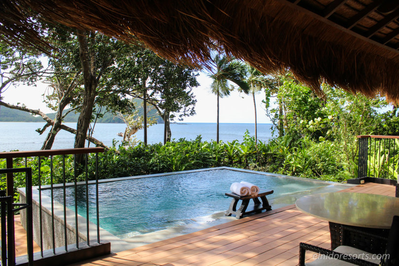 Pangulasian Island Resort'ta Denize Sıfır Lüks Villa, El Nido Villa 1013