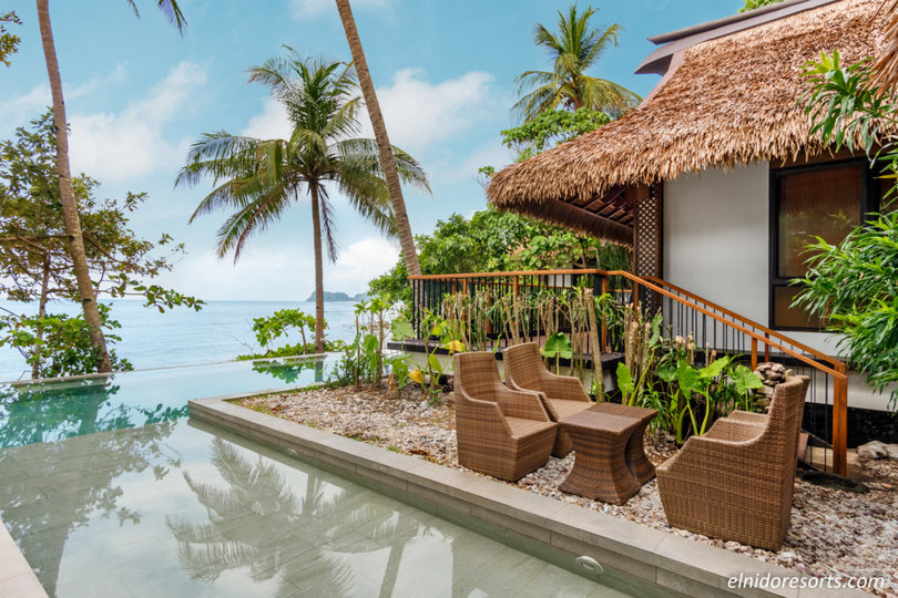 Pangulasian Island Resort'ta Denize Sıfır Lüks Villa, El Nido Villa 1013