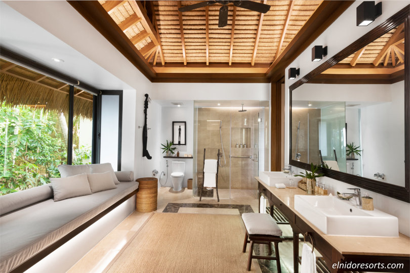 Pangulasian Island Resort'ta Denize Sıfır Lüks Villa, El Nido Villa 1013