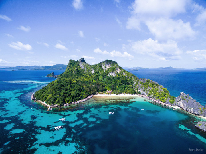 Apulit Island Resort'ta 5 Yıldızlı Özel Su Kulübesi, El Nido Kır Evi 1001