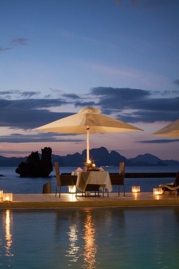 Lagen Island Resort'ta Muhteşem Manzaralara Sahip Özel Su Kır Evi, El Nido Kır Evi 1009