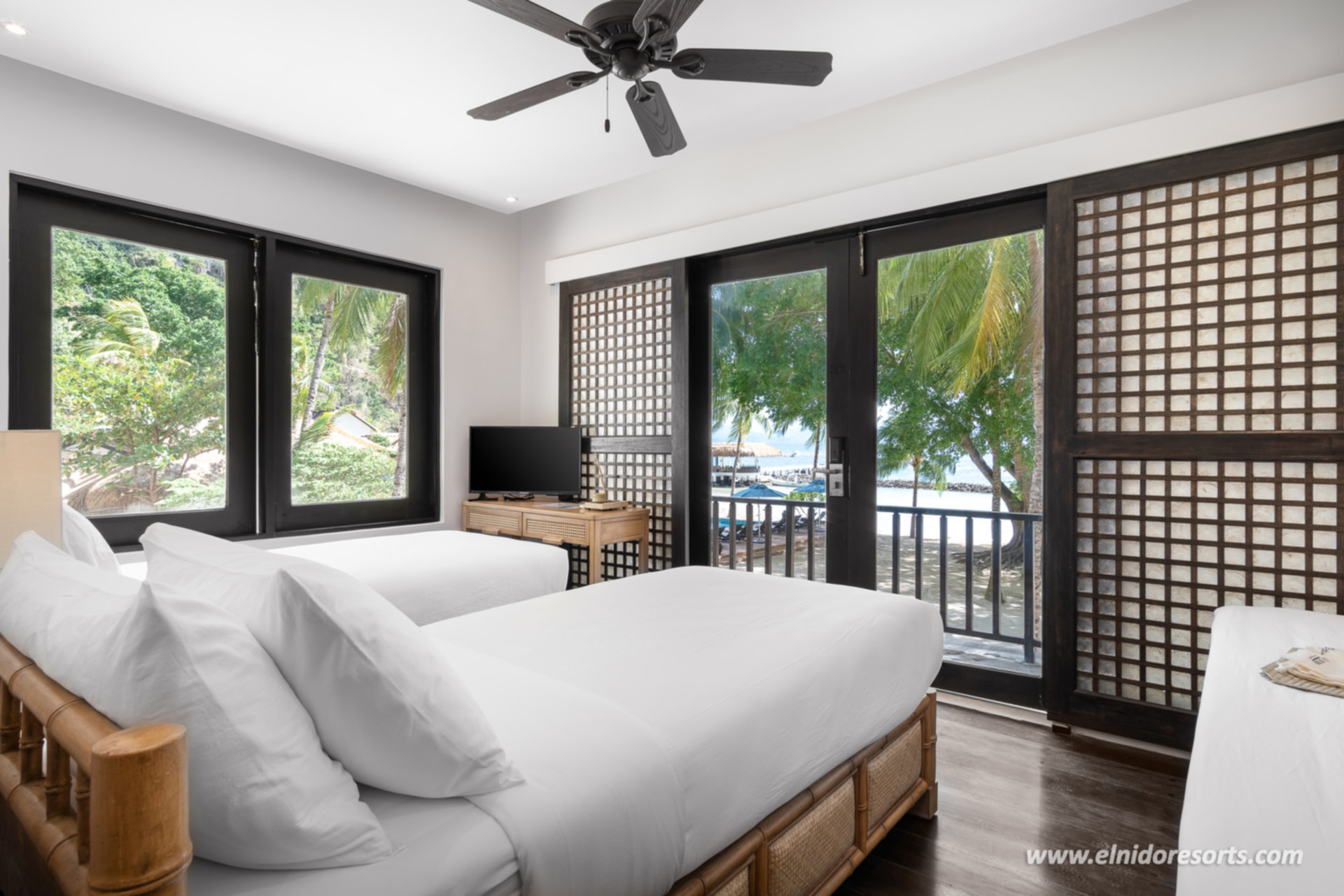 Miniloc Island Resort'ta 5 Yıldızlı Özel Deniz Manzaralı Kır Evi, El Nido Kır Evi 1014