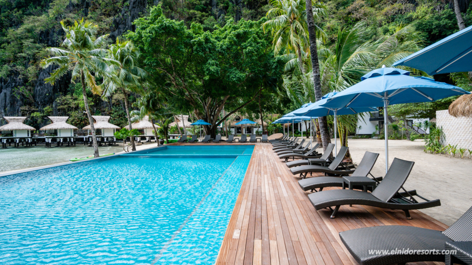 Miniloc Island Resort'ta 5 Yıldızlı Özel Deniz Manzaralı Kır Evi, El Nido Kır Evi 1014