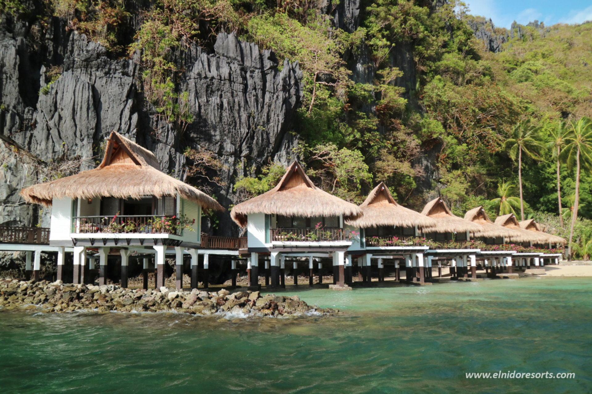 Miniloc Island Resort'ta 5 Yıldızlı Özel Deniz Manzaralı Kır Evi, El Nido Kır Evi 1014