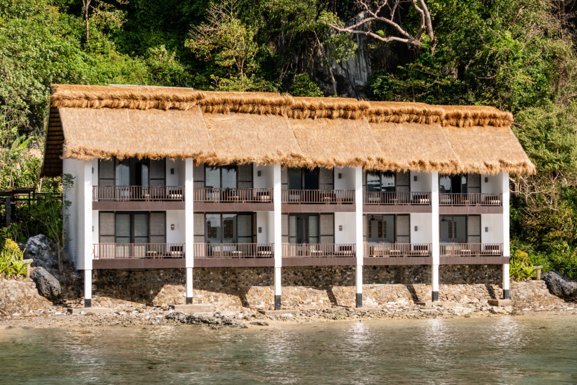 Miniloc Island Resort'ta 5 Yıldızlı Özel Deniz Manzaralı Kır Evi, El Nido Kır Evi 1014