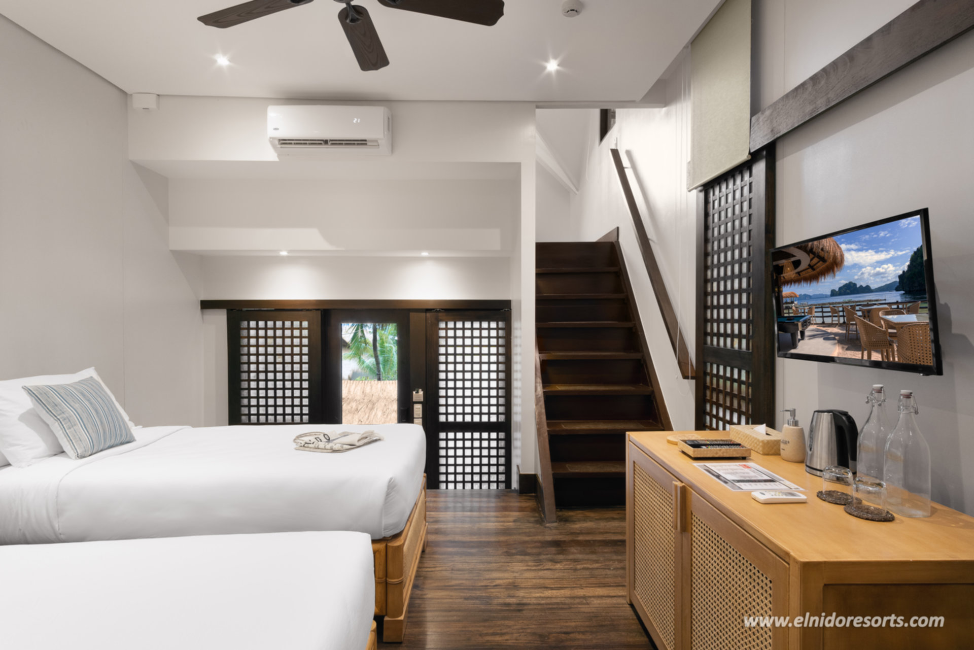 Miniloc Island Resort'ta 5 Yıldızlı Özel Deniz Manzaralı Kır Evi, El Nido Kır Evi 1014