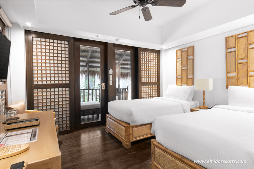 Miniloc Island Resort'ta 5 Yıldızlı Özel Deniz Manzaralı Kır Evi, El Nido Kır Evi 1014