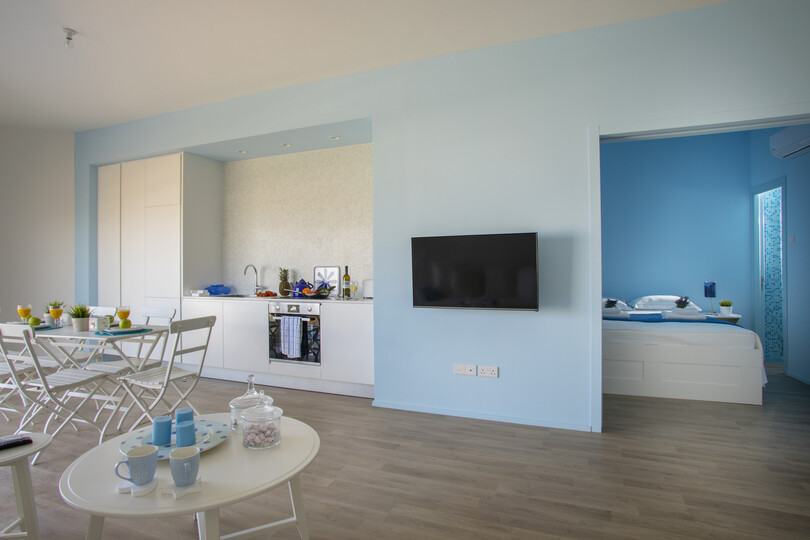Kendinizi ve Ailenizi Plaja Dakikalar Mesafede Bu Mükemmel Tatil Dairesini Kiraladığınızı Hayal Edin, Protaras Apartmanı 1408