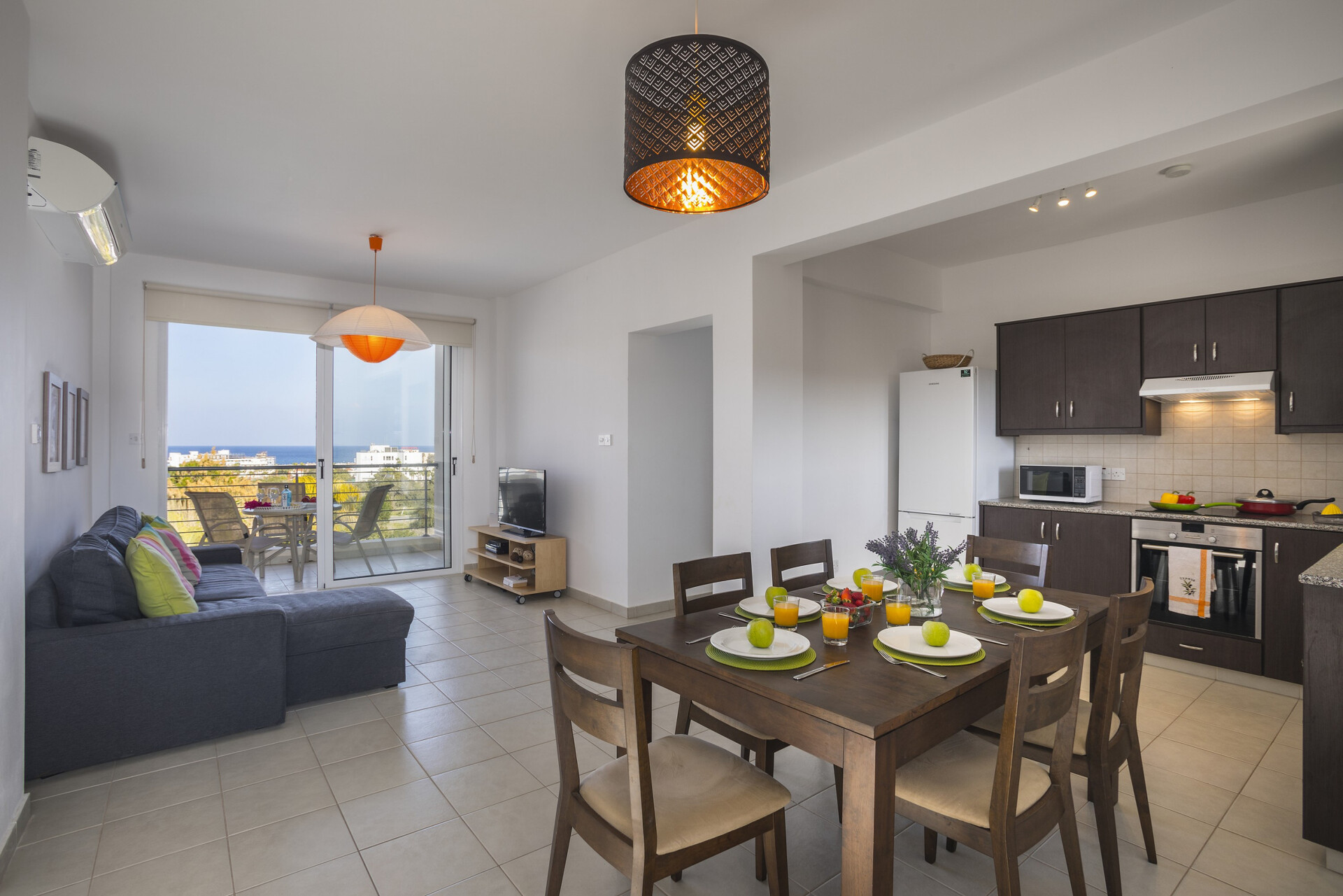 Kendinizi ve Ailenizi Plaja Dakikalar Mesafede Bu Mükemmel Tatil Dairesini Kiraladığınızı Hayal Edin, Protaras Apartmanı 1412