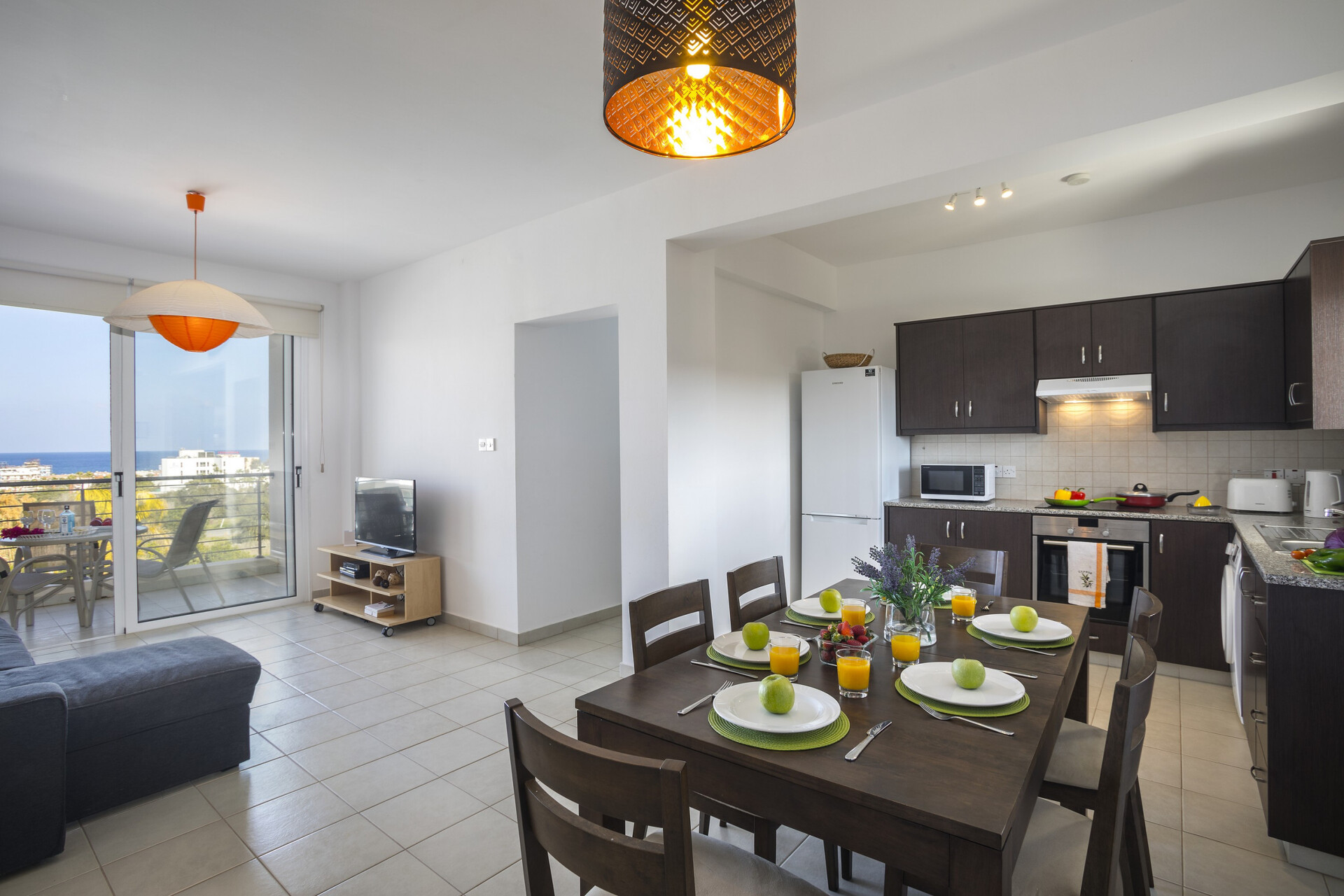 Kendinizi ve Ailenizi Plaja Dakikalar Mesafede Bu Mükemmel Tatil Dairesini Kiraladığınızı Hayal Edin, Protaras Apartmanı 1412