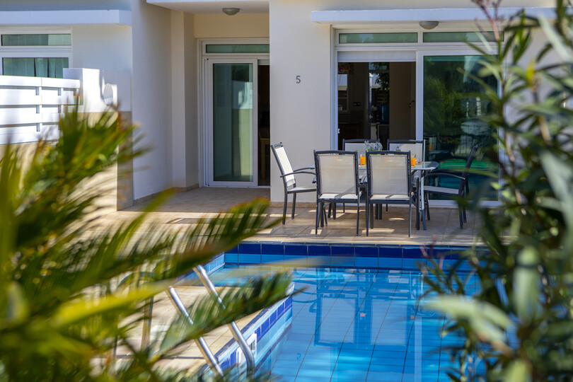 Siz ve Aileniz, Protaras Villa 1430, İncir Ağacı Koyu yakınlarındaki bu 5 Yıldızlı Özel Havuzlu Villaya Bayılacaksınız