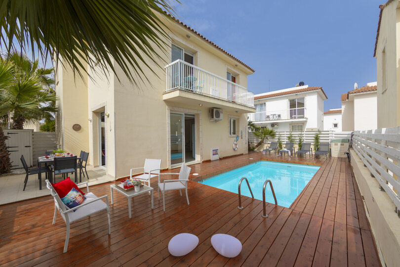 Siz ve Aileniz Bu 5 Yıldızlı Özel Havuzlu Villaya Bayılacaksınız, Protaras Villa 1458