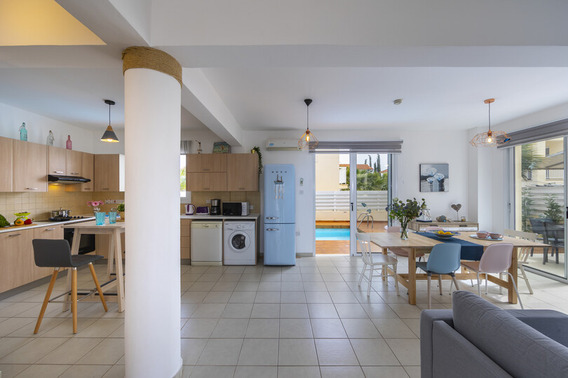 Siz ve Aileniz Bu 5 Yıldızlı Özel Havuzlu Villaya Bayılacaksınız, Protaras Villa 1458