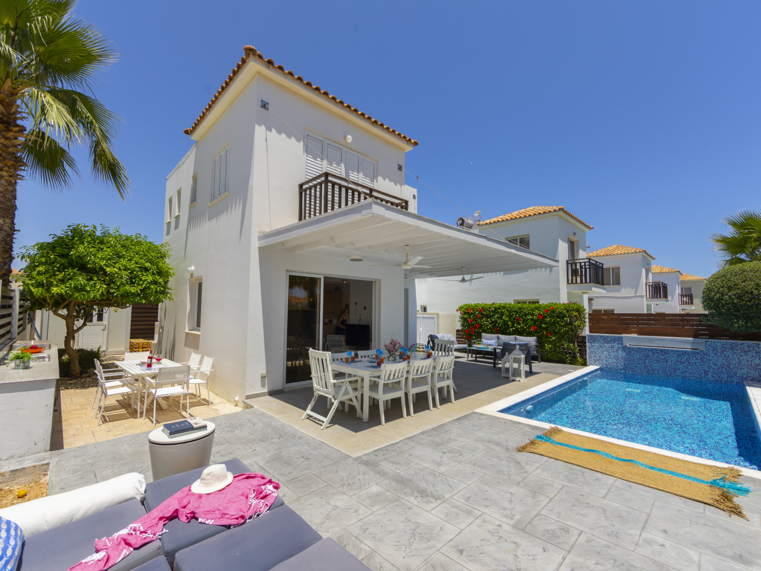 Plaja Yakın Lüks 3 Yatak Odalı Villanızı Kiralamak İçin En İyi Kılavuz, Protaras Villa 1461