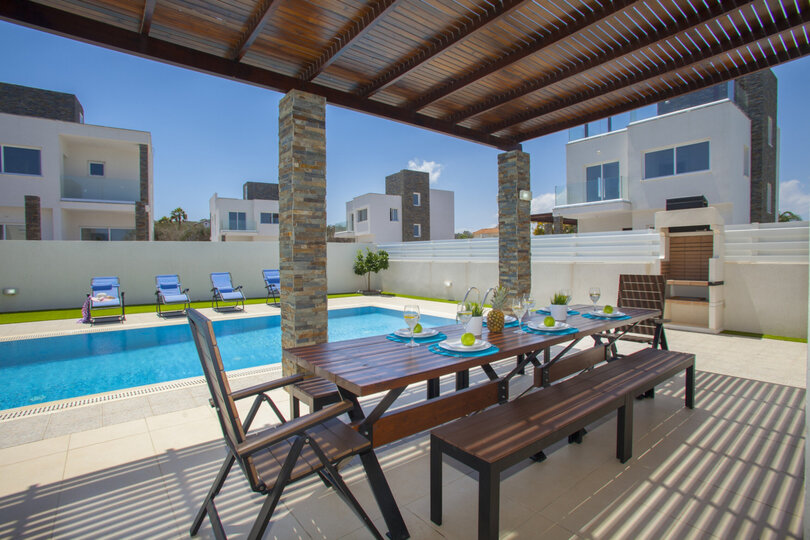 Güzel Tatil Villanız Plaja birkaç dakika uzaklıktadır, Protaras Villa 1473