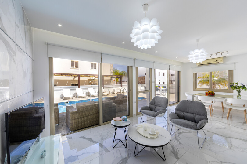 Siz ve Aileniz Bu 5 Yıldızlı Özel Havuzlu Villaya Bayılacaksınız, Protaras Villa 1500