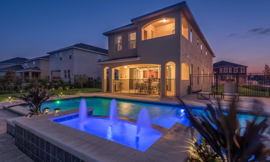 Reunion'daki Encore Resort'ta Özel Havuzlu Lüks Villa, Orlando Villa 4356