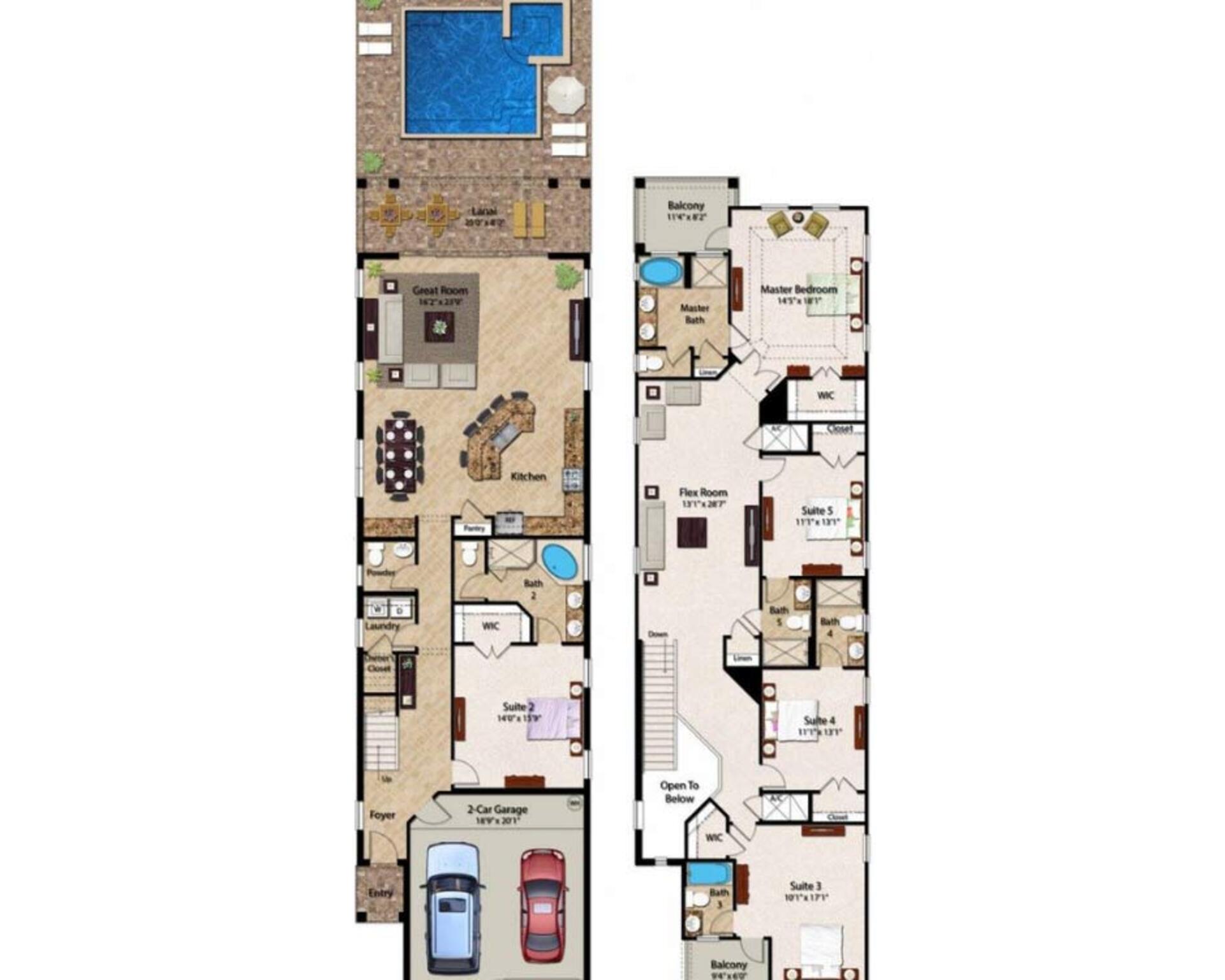 Reunion'daki Encore Resort'ta Özel Havuzlu Lüks Villa, Orlando Villa 4356