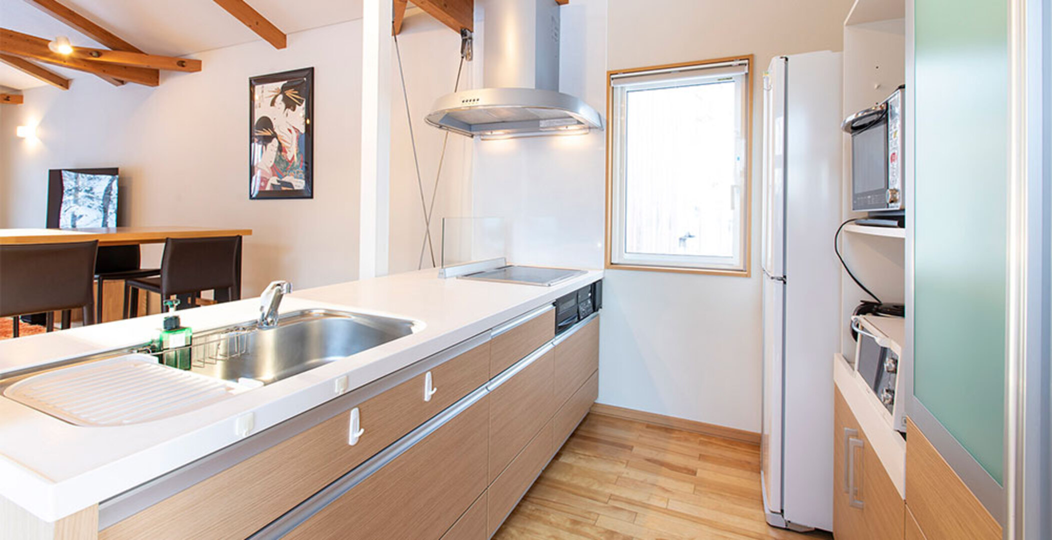 4 Tatil Dağ Evi Hirafu'da, Kayak Merkezine Yakın, Niseko Dağ Evi 1020