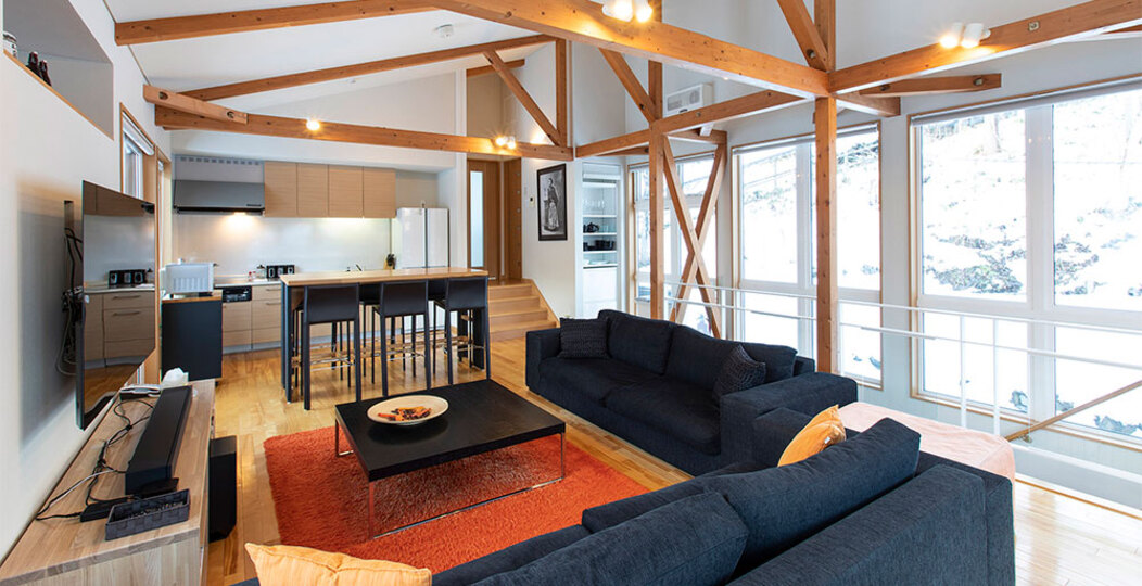 4 Tatil Dağ Evi Hirafu'da, Kayak Merkezine Yakın, Niseko Dağ Evi 1020