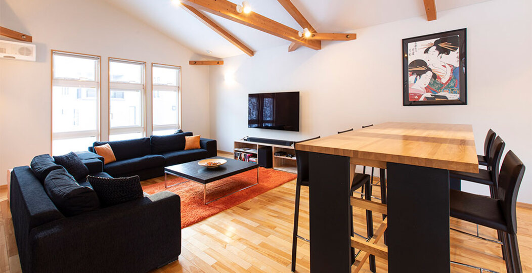 4 Tatil Dağ Evi Hirafu'da, Kayak Merkezine Yakın, Niseko Dağ Evi 1020