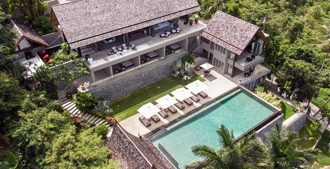 Siz ve Aileniz, bu 4 yatak odalı Lüks Villa, Bophut Villa 1000'de kalarak Rüya gibi bir Tatil geçireceksiniz., Bophut, Thailand