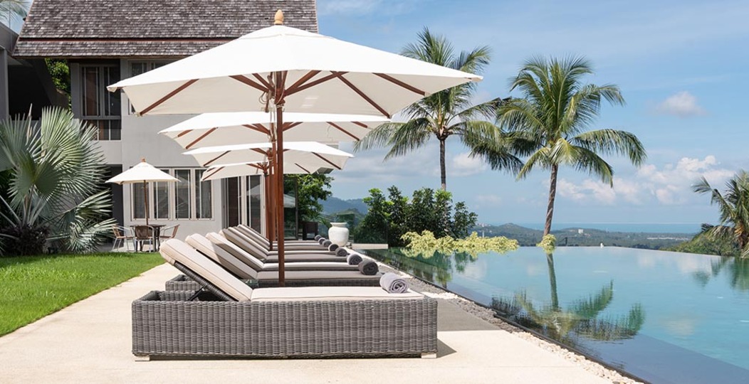 Siz ve Aileniz, bu 4 yatak odalı Lüks Villa, Bophut Villa 1000'de kalarak Rüya gibi bir Tatil geçireceksiniz.