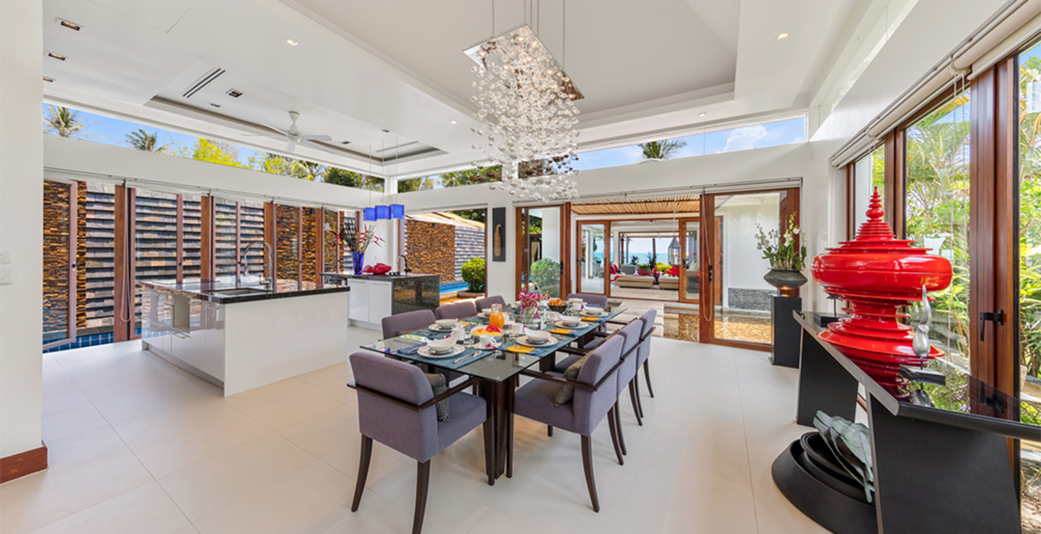 Sonunda Siz ve Arkadaşlarınız 7/24 Konsiyerj ve Özel Aşçı Olan Lüks Bir Villa Kiralayabilirsiniz, Koh Samui Villa 1018