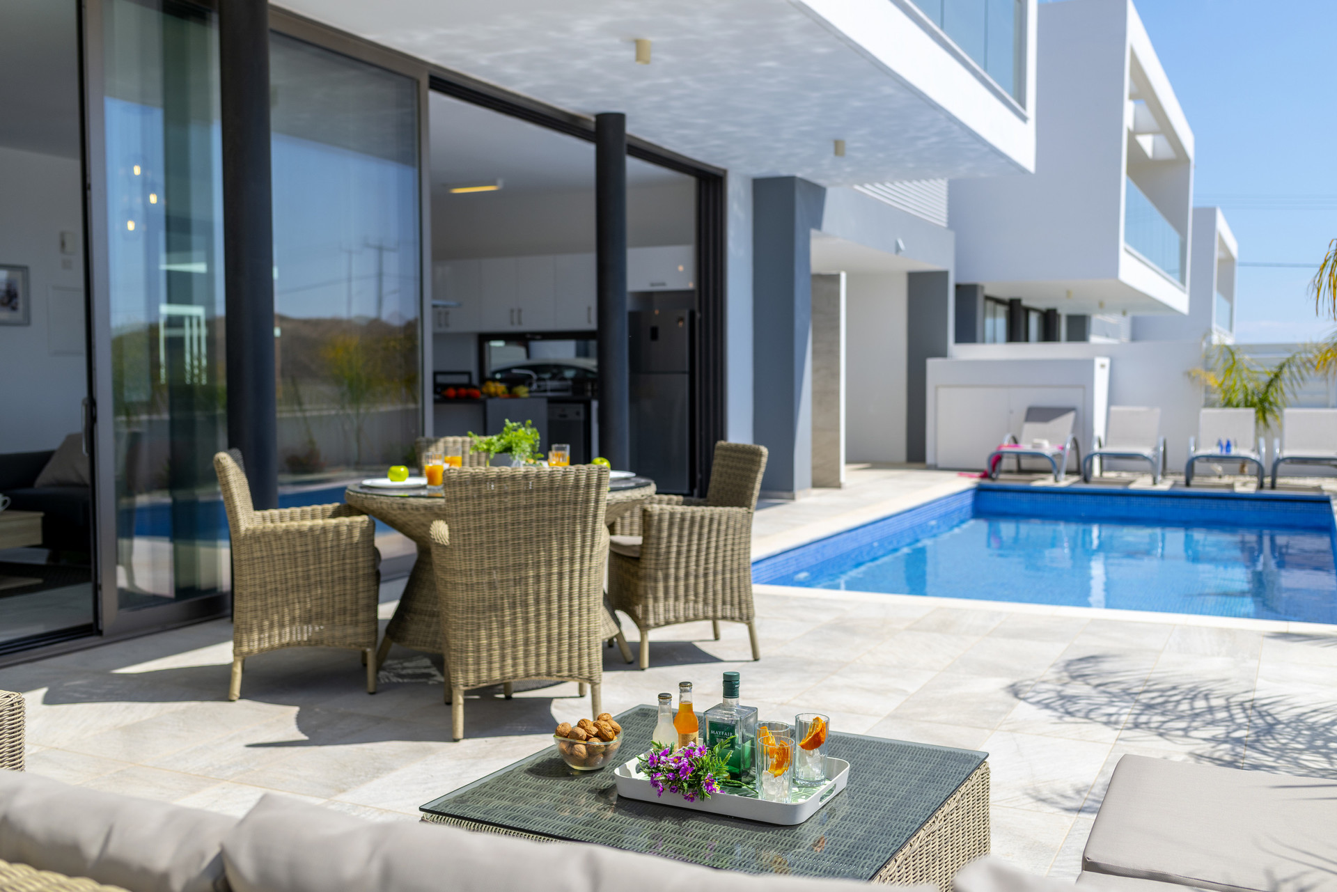 Sahile Yakın Lüks Modern 3 Yataklı Villa, Protaras Villa 1077