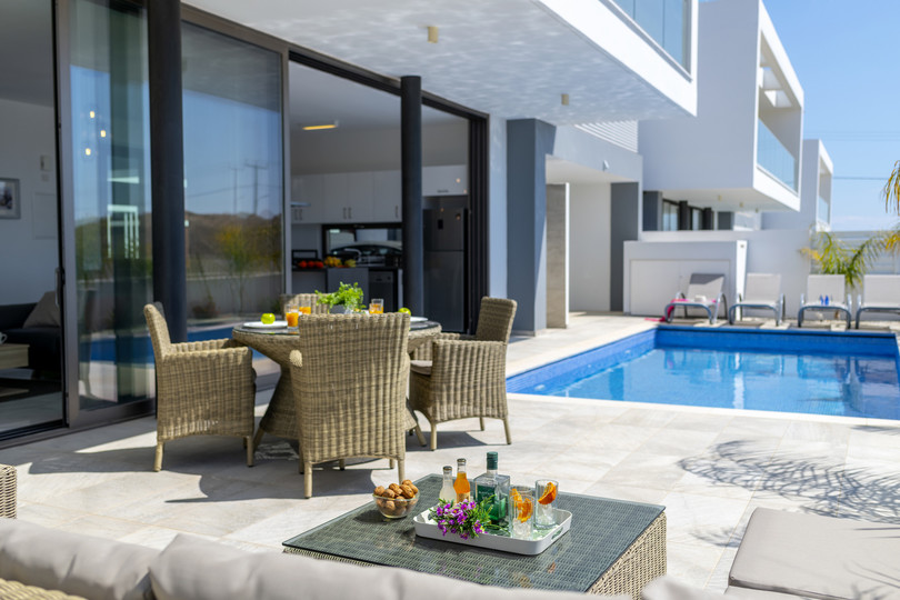 Sahile Yakın Lüks Modern 3 Yataklı Villa, Protaras Villa 1077