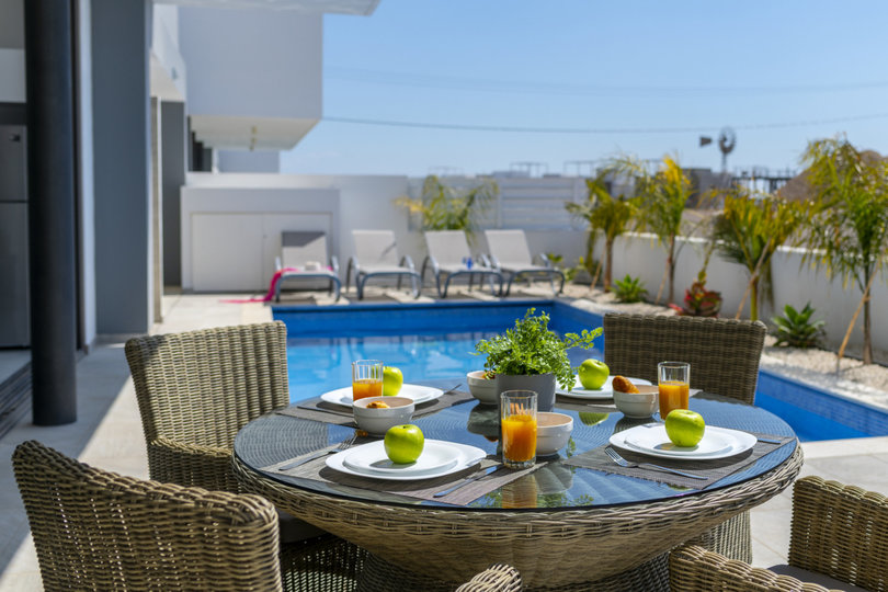 Sahile Yakın Lüks Modern 3 Yataklı Villa, Protaras Villa 1077