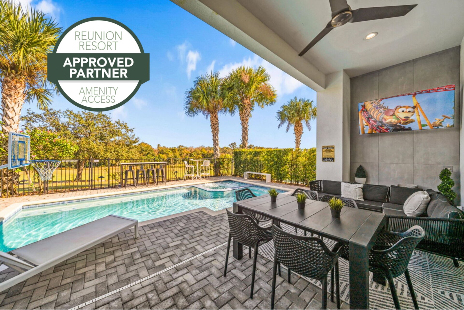 Reunion Resort and Spa'da Özel Havuzlu Lüks Villa, Orlando Villa 5473