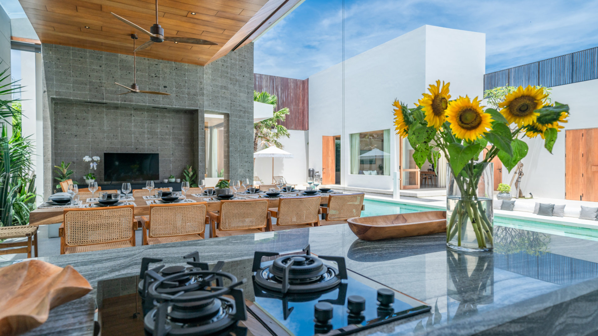 Kabupaten Badung'da Özel Havuzlu ve Tam Personelli En İyi 5 Yıldızlı Tatil Villası, Bali Villa 2098