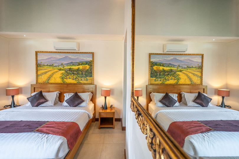 Ailenizin Kabupaten Badung Double Six Plajı'na Yakın 3 Yatak Odalı Lüks Bir Tatil Villası Kiraladığını Hayal Edin, Bali Villa 2105